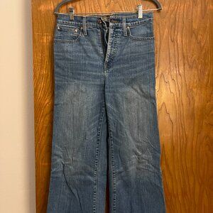 J. Crew Point Sur Wide Leg Cropped Jeans